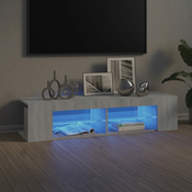 TV ormaric s LED svjetlima boja hrasta sonome 135 x 39 x 30 cm