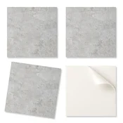 shumee Lepljene PVC ploščice z vzorcem, idealne za hodnik, tekstura surovega betona 4x50x50 cm