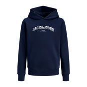Jack & Jones Junior Majica JJAvery temno modra / bela