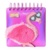 Noti trend blokcic sa spiralom pliš mix flamingo ( B2C00984 )