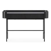 Črna stranska mizica 40x120 cm Willa – MOME