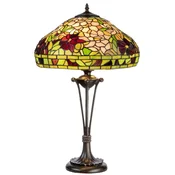 Casa Padrino luxury Tiffany table lamp multicolored A� 40 x H. 64 cm - Round Tiffany desk lamp - Living room decoration lamp - Desk decoration lamp - Luxury Tiffany lights