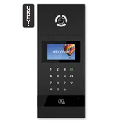 AA-12FB ČRNA - Brano z IP, 4,3 LCD, UKEY, SIP 2.0 - BasIP