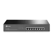 TP-LINK TP-Link TL-SG1008MP 8-Port Gigabit Desktop/Rackmount Switch with 8-Port PoE+ (TL-SG1008MP)