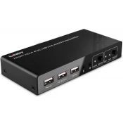 LINDY 2 Port HDMI 4K60 USB 2.0 and Audio KVM Switch