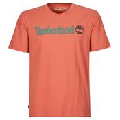 Timberland Majice s kratkimi rokavi Linear Logo Short Sleeve Tee Kostanjeva