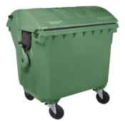 Gogic Plast Kontejner za smece sa polukružnim poklopcem, 1100L, Zeleni