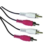 Schwaiger Cinch avdio priključni kabel [2x Cinch vtič - 2x Cinch vtič] 5 m črne barve, Schwaiger