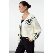 Trendyol Milla Ženski džemper TWOAW25HI00291, Beli