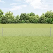 Heksagonalna ograda s stubom 50 x 0,4 m Pocincani celik Srebrna
