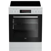BEKO Elektricni šporet FZR67400WPS  Bela, Staklokeramicka, 65 l