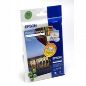 Epson Premium Semigloss Photo Paper, C13S041765, fotografski papir, sijajni, bel, 10x15cm, 4x6, 251 g/m2, 50 kosov, brizgalni
