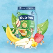 Nutrino Pire od voca, Jabuka, kruška, banana sa žitaricama, 190g