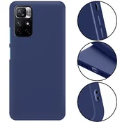 shumee Mat mehak temno moder ovitek za Xiaomi Redmi Note 11T 5G+ steklo