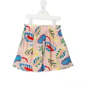 Stella McCartney Kids - tropical leaf print skirt - kids - Pink