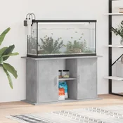 Vidaxl vidaXL Omarica za akvarij betonsko siva 101x41x58 cm