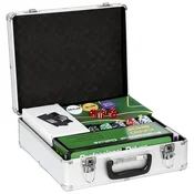 Homestar Poker komplet 500 žetonov 2 kompleta kart Kocke Torbica za 10 igralcev