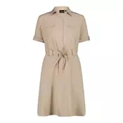 CMP WOMAN DRESS, obleka ž.kr poh, bež 36S5756