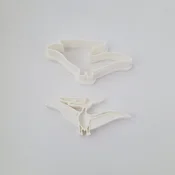 KREATIVNI SLATKIŠI Modla za kolace i ukrase dinosaurus Pteranodon, 5 cm, Bela
