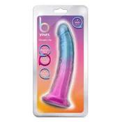 shumee Realistični gel dildo za penis B YOURS BEAUTIFUL SKY 7 INCH DILDO SUNSET