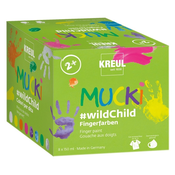 Set boja nanosive prstima MUCKI Wild Child - KREUL - 8 x 150 ml ()