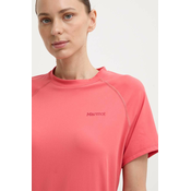 Sportska majica kratkih rukava Marmot Windridge boja: ružičasta