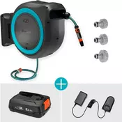 Gardena stenski nosilec za cev PowerRoll XXL Set (18645-20) 40m - Gardena