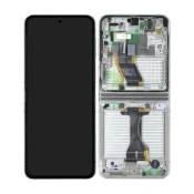 Samsung Galaxy Z Flip 5 F731B - LCD zaslon + steklo na dotik + okvir (Cream) - GH82-31827B Genuine Service Pack