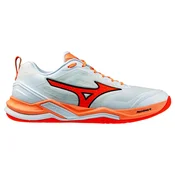 Moška dvoranska obutev Mizuno Wave Stealth ELITE White/Lava Orange EUR 42