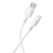 Adda USB-200-WH Fusion Charge+Data USB-A na Type-C 3.1A Premium TPE 1.2m bijeli