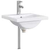 vidaXL Umivalnik za kopalnico Krom 42 x 40 x 16,5 cm Kovina