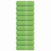 Vidaxl Pralne brisače FROGN 10 kosov jabolčno zelene 30x30 cm 360 g/m2