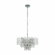 EGLO viseca lampa CALMEILLES 1 E14 hrom kristal O63 cm 39626