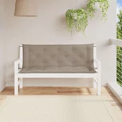 Vidaxl Blazina za vrtno klop 2 kosa taupe 150x50x7cm oxford tkanina