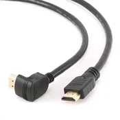 Gembird CC-HDMI490-10 MONITOR Cable, High Speed HDMI 4K with Ethernet, HDMI/HDMI M/M, Gold Plated, 90 degrees angled connector, 3m