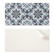 shumee Paket PVC ploščic z dekorjem za kuhinjo ali kopalnico. Geometrično simetrične 10x40x20 cm