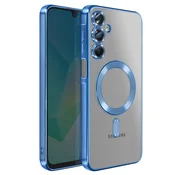 AVIZAR Ovitek za Samsung Galaxy A16, združljiv z MagSafe, s kromiranim robom, Modra, (5000189917)