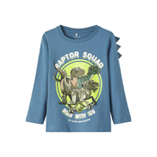 Blue Long Sleeve T-shirt name it Jinus Jurassic - Boys