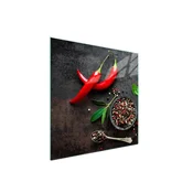 shumee Steklena zaščita za kuhalno ploščo 50x52 Chili