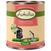 Varčno pakiranje Lukullus 24 x 800 g po posebni ceni - Puran & postrv