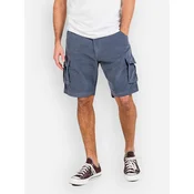 REELL City Cargo moške kratke hlače baby cord grey blue