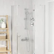 vidaXL Komplet prhe Krom 71 cm Nerjaveče jeklo