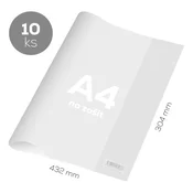 PVC ovitek za zvezek A4 432x304 mm, debelina 120 mic/prozoren, 10 kosov