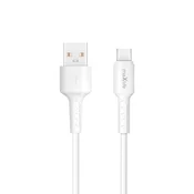 maXlife Maxlife MXUC-13 kabel USB-A na USB-C 1m, 3A, bijeli