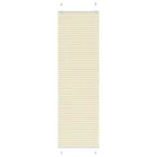 Plisirana zavjesa krem boje 55x200 cm Širina tkanine 54,4 cm Poliester