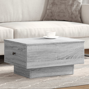 Stolic za kavu boja hrasta sonome 60x45x31 cm konstruirano drvo
