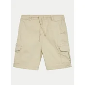 Pepe Jeans Kratke hlače iz tkanine Ted PB800790 Bež Regular Fit