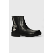 Kožne cipele Karl Lagerfeld KRAFTMAN za muškarce, boja: crna, KL11440