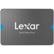 Lexar 256 GB NQ100 2,5” SATA (6 Gb/s) SSD, do 550 MB/s pri citanju i 445 MB/s pri pisanju LNQ100X256G-RNNNG