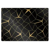 Decormat Podloga za zaščito tal Gold and black mosaic 120x90 cm 2 cm
